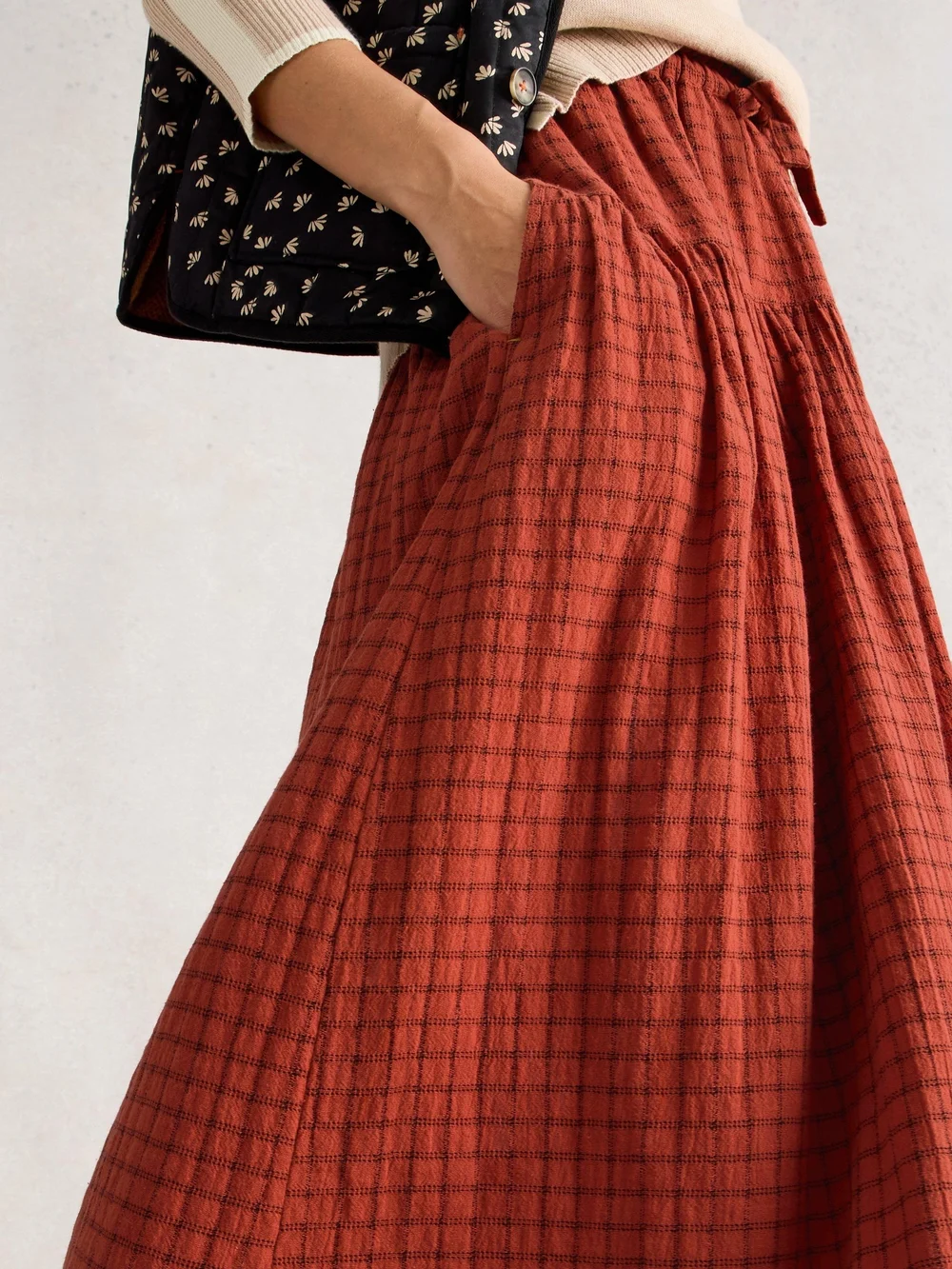 Jupe Midi Seema - Mid Orange - 52 Image 1