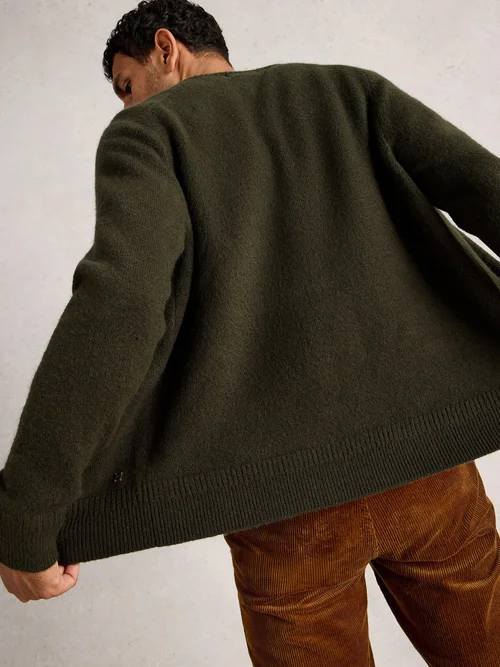 Cardigan Bomber - Dk Green - XXL Image 4