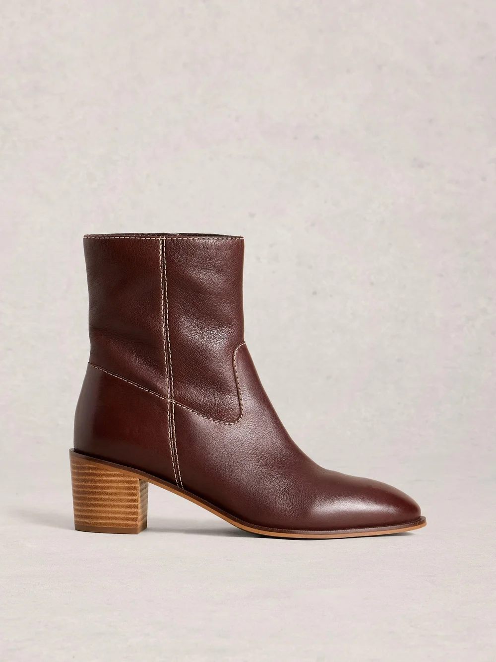 Bottines À Talons Bloc Izzy - Dk Brown - 41 Image 1