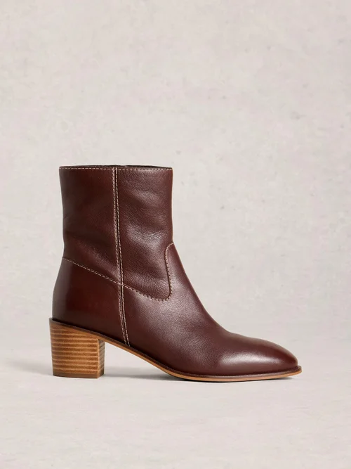 Bottines À Talons Bloc Izzy - Dk Brown - 41 Image 1