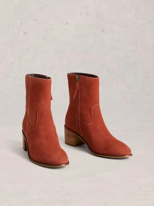 Bottines En Daim Izzy - Dk Orange - 41 Image 2