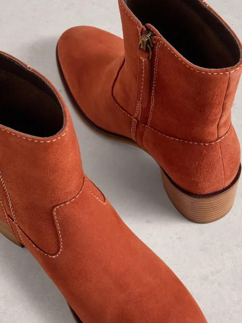 Bottines En Daim Izzy - Dk Orange - 41 Image 3