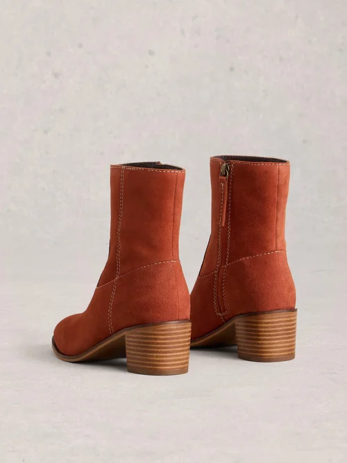 Bottines En Daim Izzy - Dk Orange - 41 Image 4