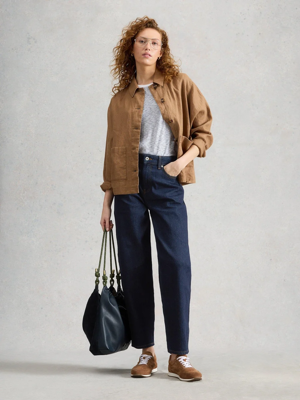 Jean Aubrey À Jambe Tonneau - Dk Denim - 52/R Image 1