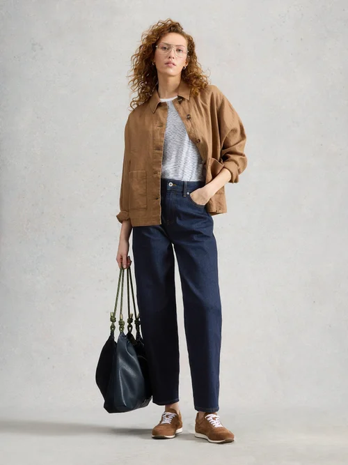 Jean Aubrey À Jambe Tonneau - Dk Denim - 52/R Image 1