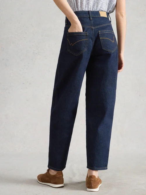 Jean Aubrey À Jambe Tonneau - Dk Denim - 52/R Image 4