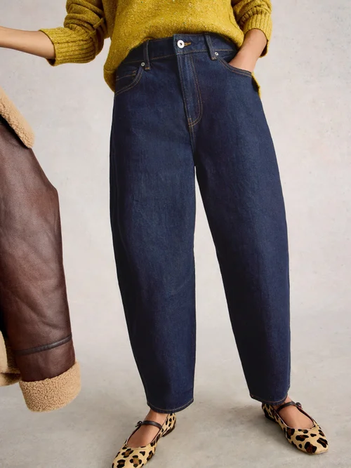 Jeans Aubrey Barrel-Fit - Dk Denim - 52/R Image 2