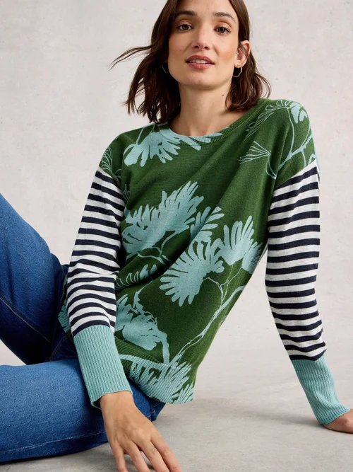 Pull Imprimé Olive - Green Pr - 52 Image 3