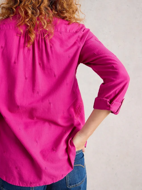 Chemise Sophie En Coton Biologique - Brt Pink - 52 Image 4