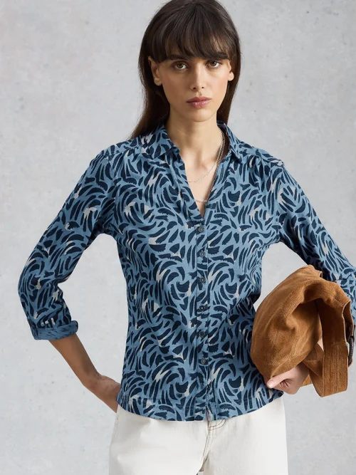 Chemise En Jersey Annie - Blue Pr - 52 Image 2