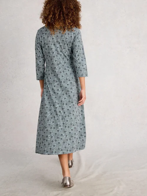 Robe Chemise En Jersey Rua - Blue Pr - 48/R Image 4