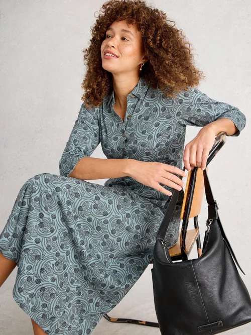 Robe Chemise En Jersey Rua - Blue Pr - 48/R Image 3