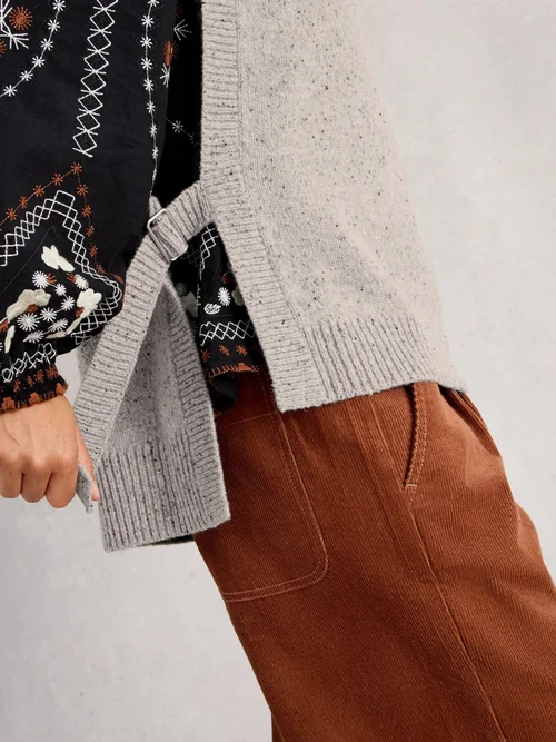 Poncho Tanya Tabard - Grey Marl - XL Image 3