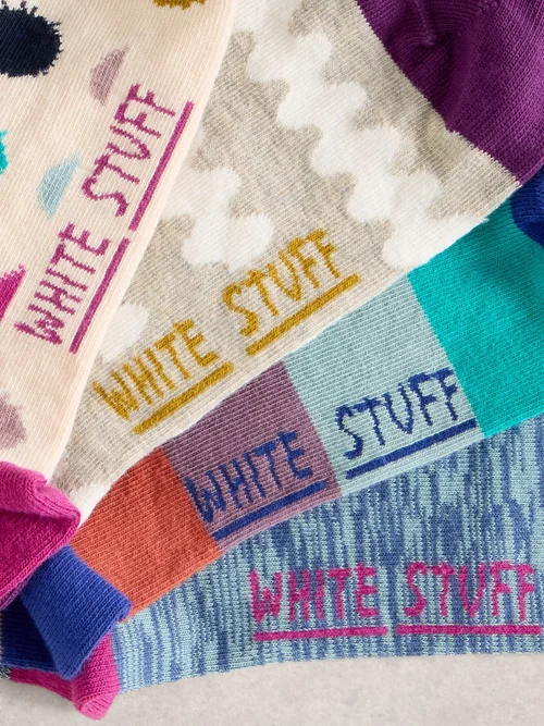 Lot De 4 Chaussettes Courtes Hotch Potch - Nat Mlt - 39-41 Image 3