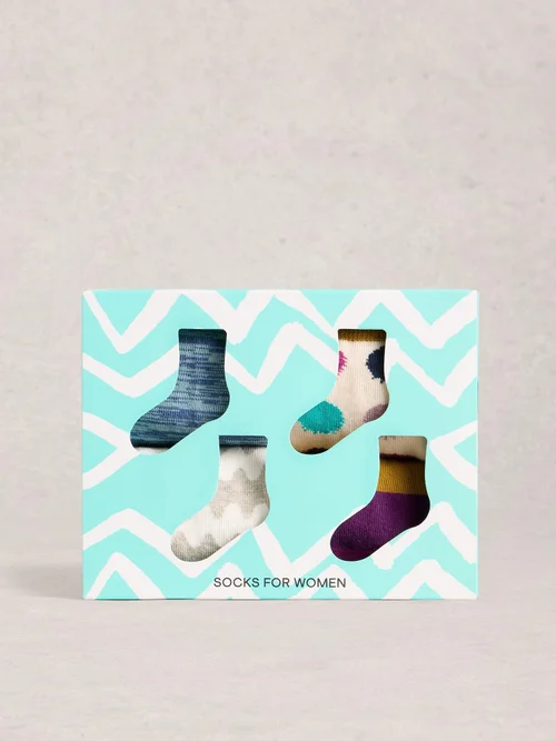 Lot De 4 Chaussettes Courtes Hotch Potch - Nat Mlt - 39-41 Image 1