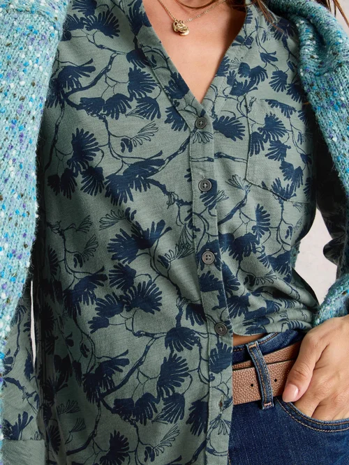 Chemise Annie Longue - Green Mlt - 52/R Image 3