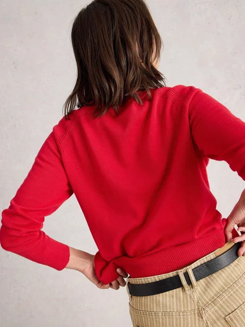 Cardigan Lulu - Mid Red - 52 Image 4