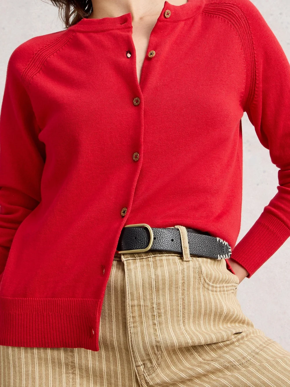 Cardigan Lulu - Mid Red - 52 Image 1