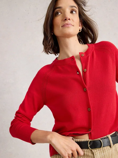 Cardigan Lulu - Mid Red - 52 Image 3