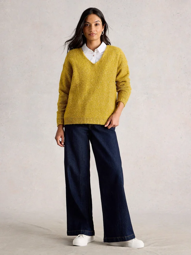 Pull En V Texturé