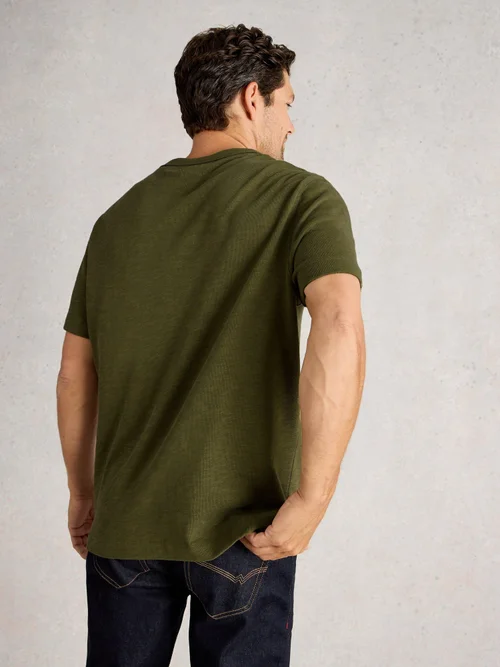T-Shirt Épais Harrington - Khaki Grn - XXXL Image 4