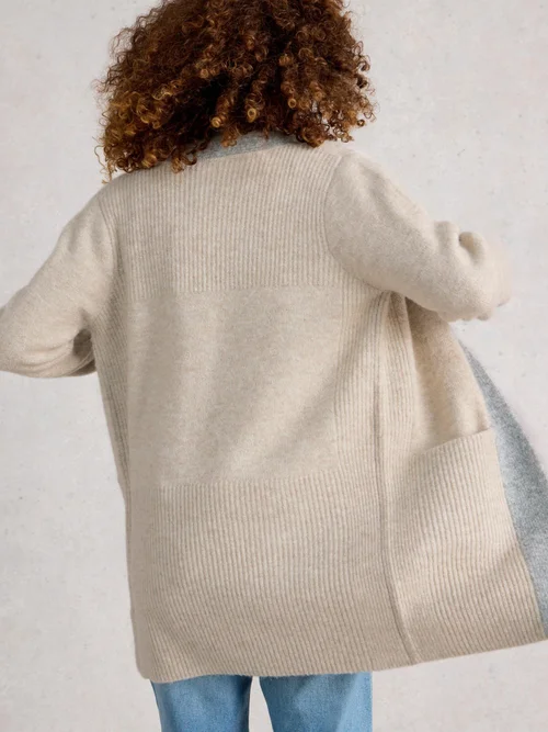 Cardigan Long Erin - Nat Mlt - XL Image 4