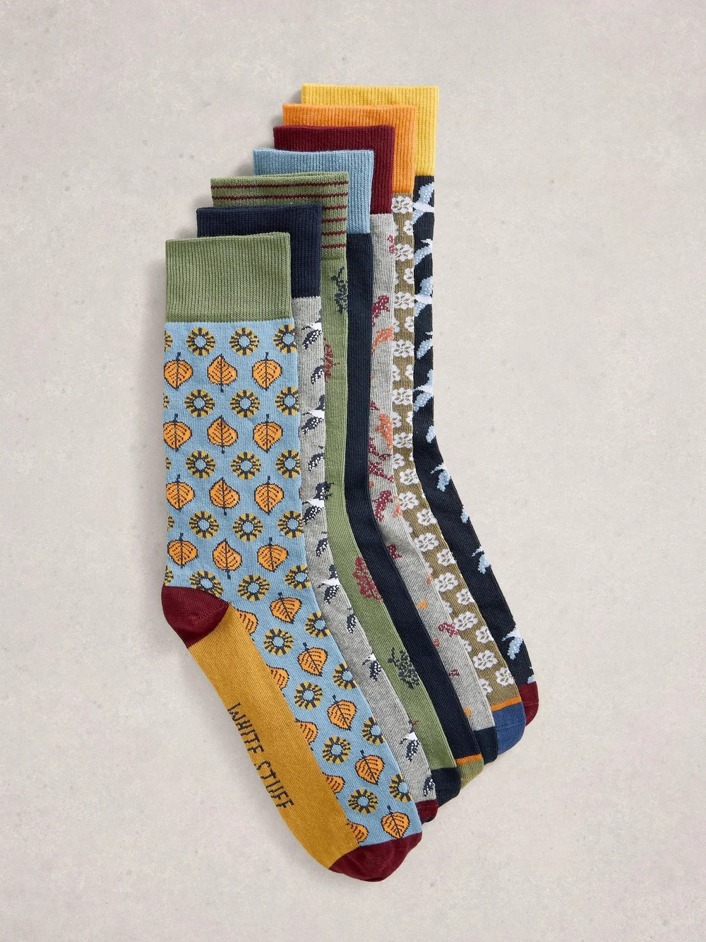 7 paires de socquettes - Navy Multi - 44-46 Image 1