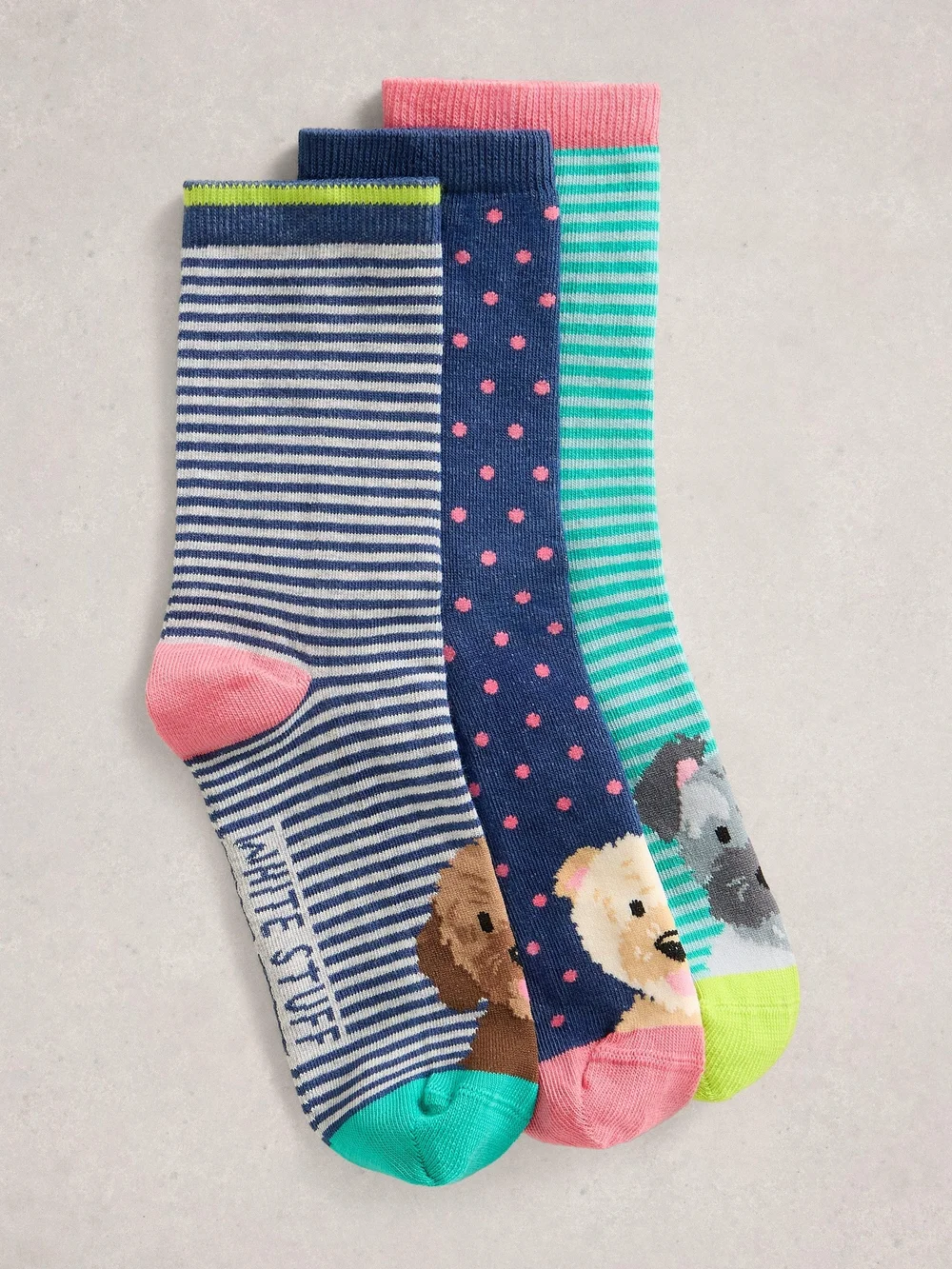 Lot De 3 Paires De Socquettes Dog Pals - Blue Mlt - 39-41 Image 1