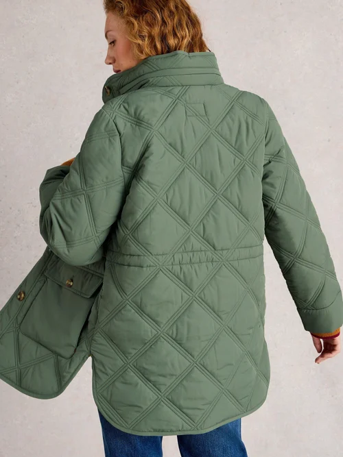 Manteau Matelassé Edie - Dus Green - 44/R Image 4