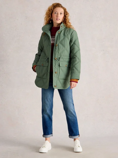 Manteau Matelassé Edie - Dus Green - 44/R Image 2