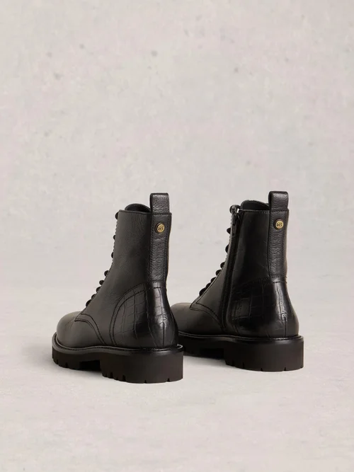Bottes À Lacets Darcey - Pure Blk - 38 Image 4