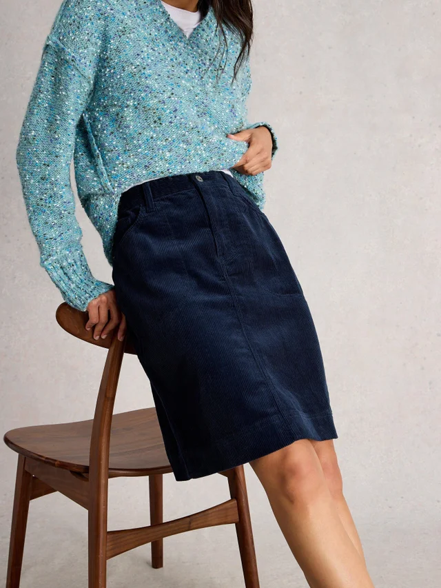 Jupe En Velours Côtelé Tia