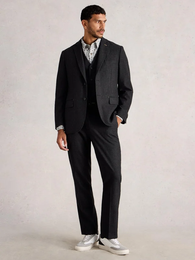 Blazer En Laine Mélangée