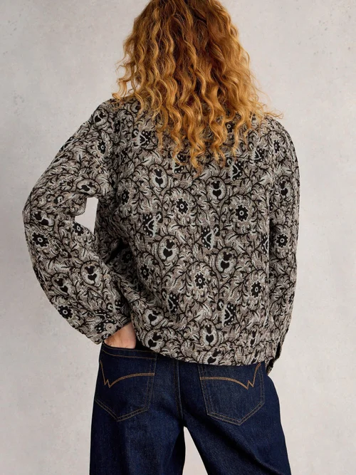 Veste Jacquard Esme - Grey Mlt - 44 Image 4