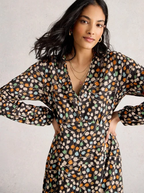 Robe En Jersey Megan - Blk Mlt - 50/R Image 3