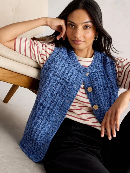 Débardeur À Boutons Maxine - Mid Blue - XL Image 1