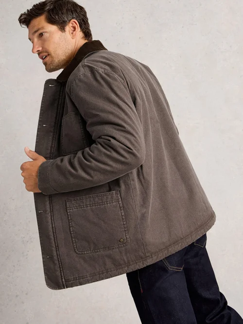 Veste Utilitaire Doublée Borg - Mid Brown - XXL Image 4