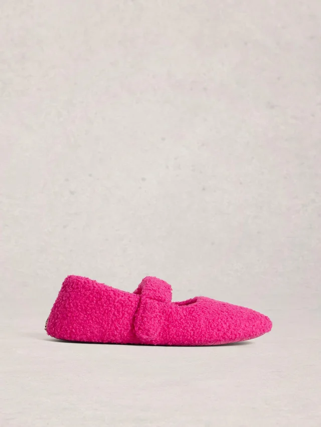 Chaussons Borg Mary Jane