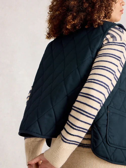 Gilet Matelassé Emily - Dark Navy - 52 Image 4