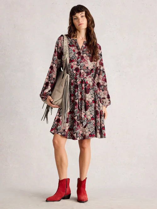 Robe Monique - Red Mlt - 50 Image 2