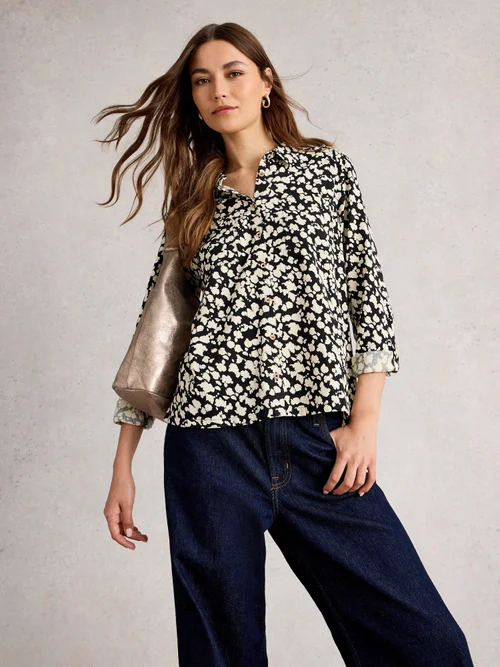 Chemise Imprimée Sophie - Blk Pr - 50 Image 3
