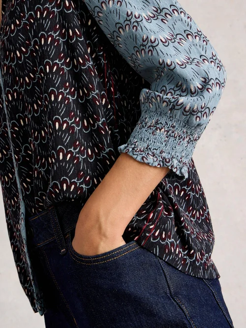 Haut Imprimé Mixte May - Blue Mlt - 52 Image 3