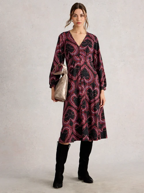 Robe En Jersey Scintillant Megan - Blk Pr - 52/R Image 2