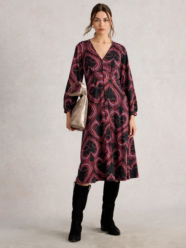 Robe En Jersey Scintillant Megan