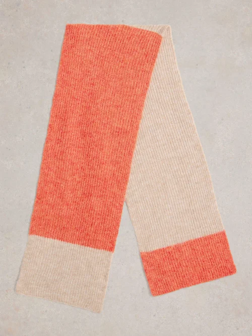 Écharpe tricotée à blocs de couleur Image 3