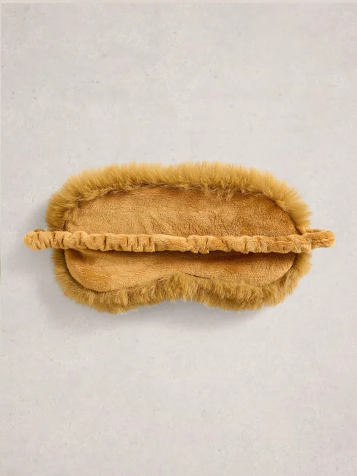 Masque pour les yeux en fausse fourrure et velours Image 2