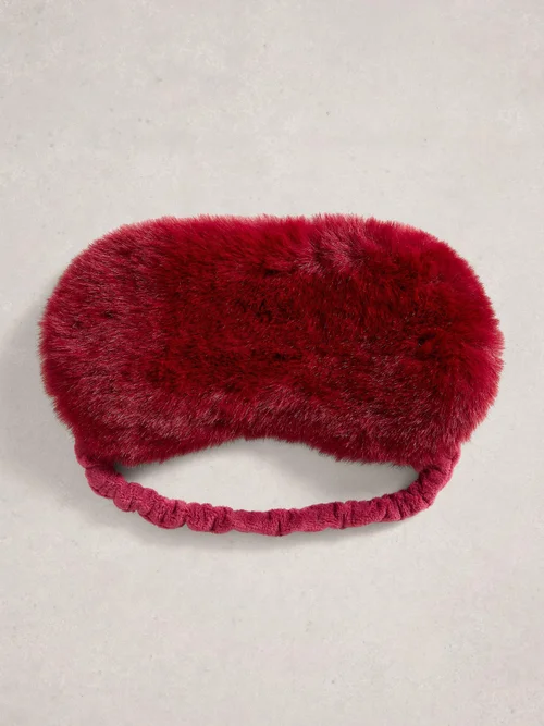 Masque pour les yeux en fausse fourrure et velours Image 2