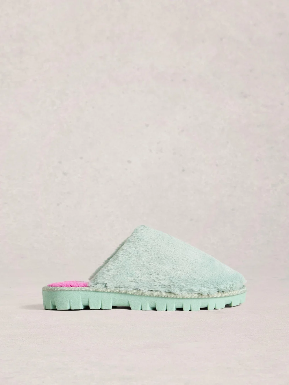 Mule en fausse fourrure - Mint Green - S Image 1