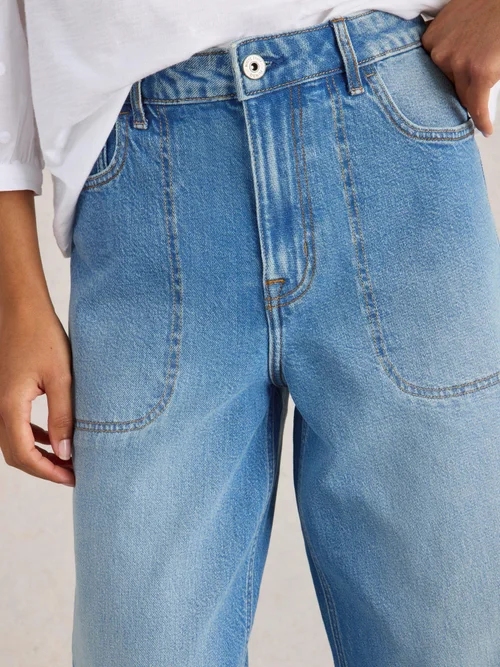 Jean à jambes larges Tia - Mid Denim - 52/R Image 3