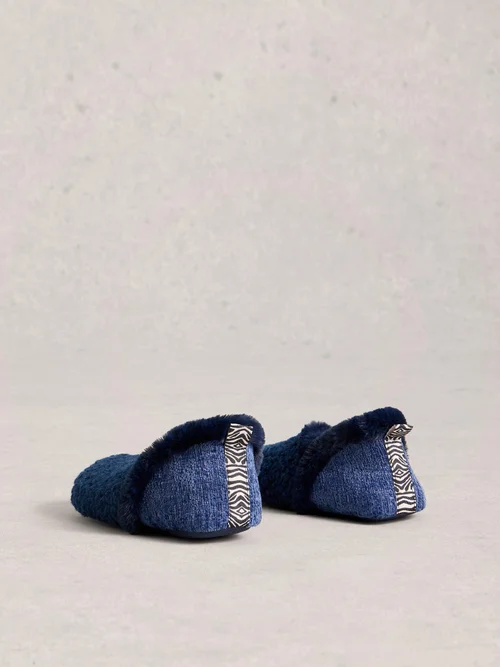 Pantoufles Reya à talon fermé - Dark Navy - 41 Image 4